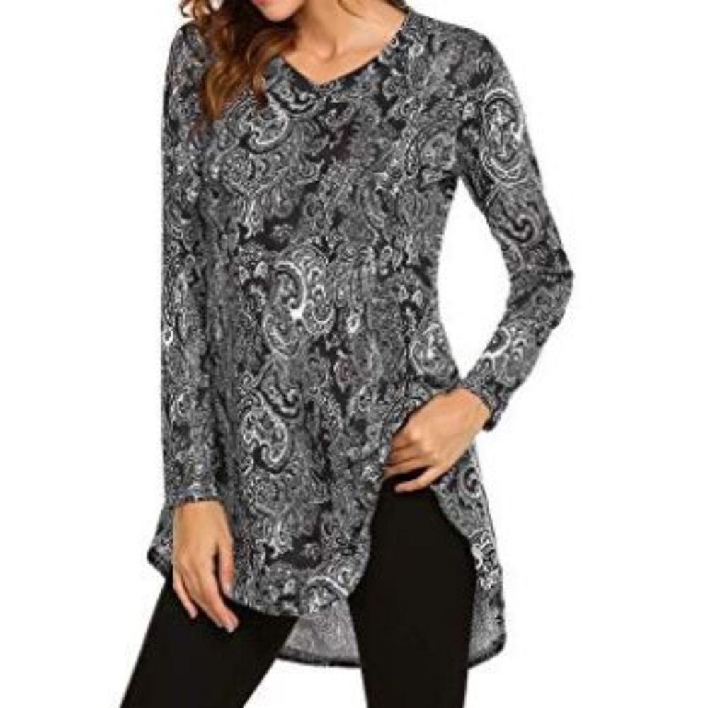 Long Sleeve V Neck Shirt